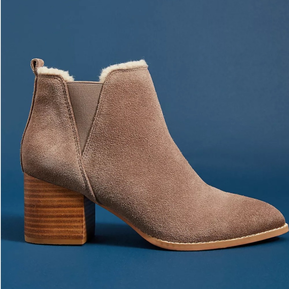 Anthropologie Liendo shearling lined booties, 6